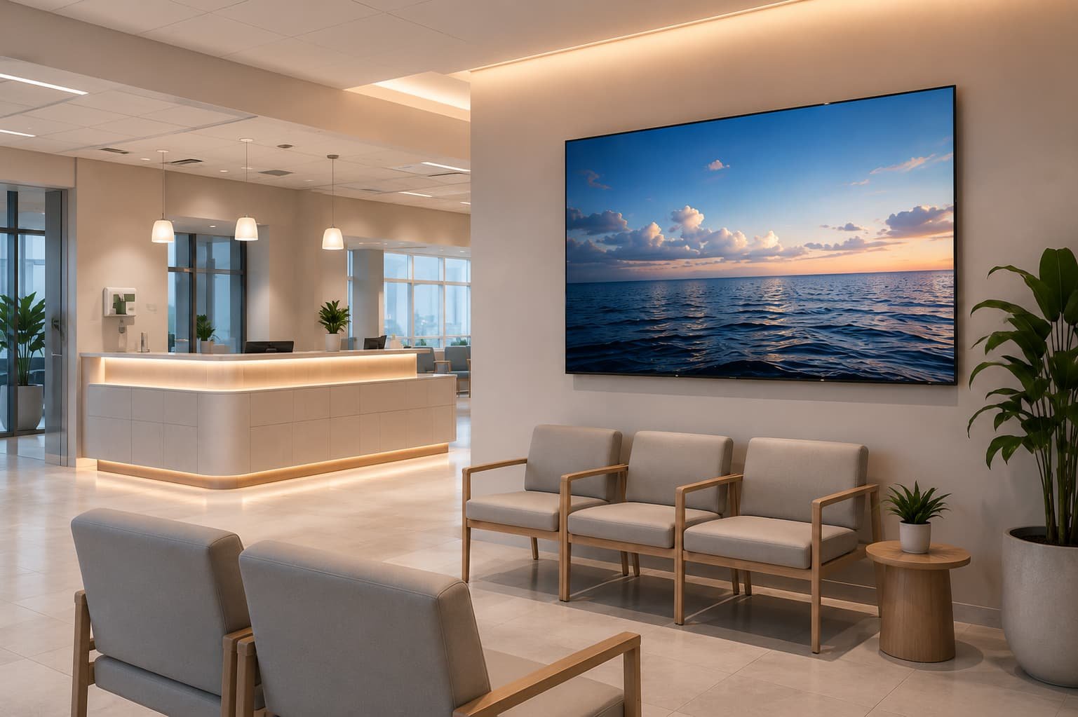 Healthcare waiting area